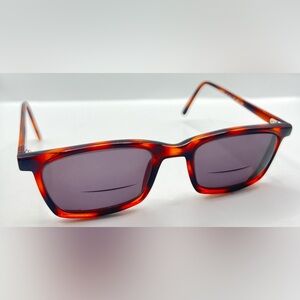 Vintage Artist Brown Oval Sunglasses Frames Only